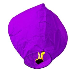 Lampion zburator, , hartie biodegradabila, Mov