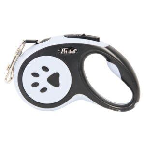 Lesa Automata Retractabila, , pentru Caini, 3m, 20 kg, ABS, Negru/Bleu, 8x12x4 cm