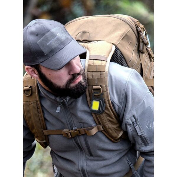Lanterna de buzunar tip breloc, 30 LED-uri, incarcare prin usb Type C, pentru exterior, camping, alpinism, ciclism, - imagine 2