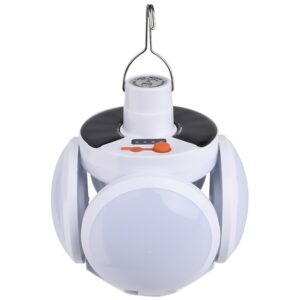Lampa solara cu 25 LED-uri, pliabila, prindere carlig cu 5 moduri de iluminare,