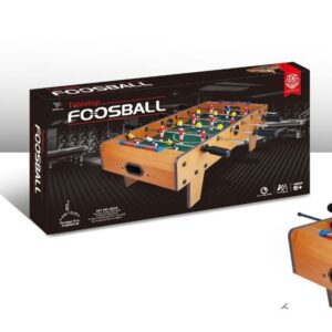 Masa de Fotbal cu Teren si 18 Jucatori , 6 Manere, cu Tablou pentru Scor, din Metal, Lemn si ABS, 69 x 36.5 x 23 cm, cu Picioare, pentru copii/adulti