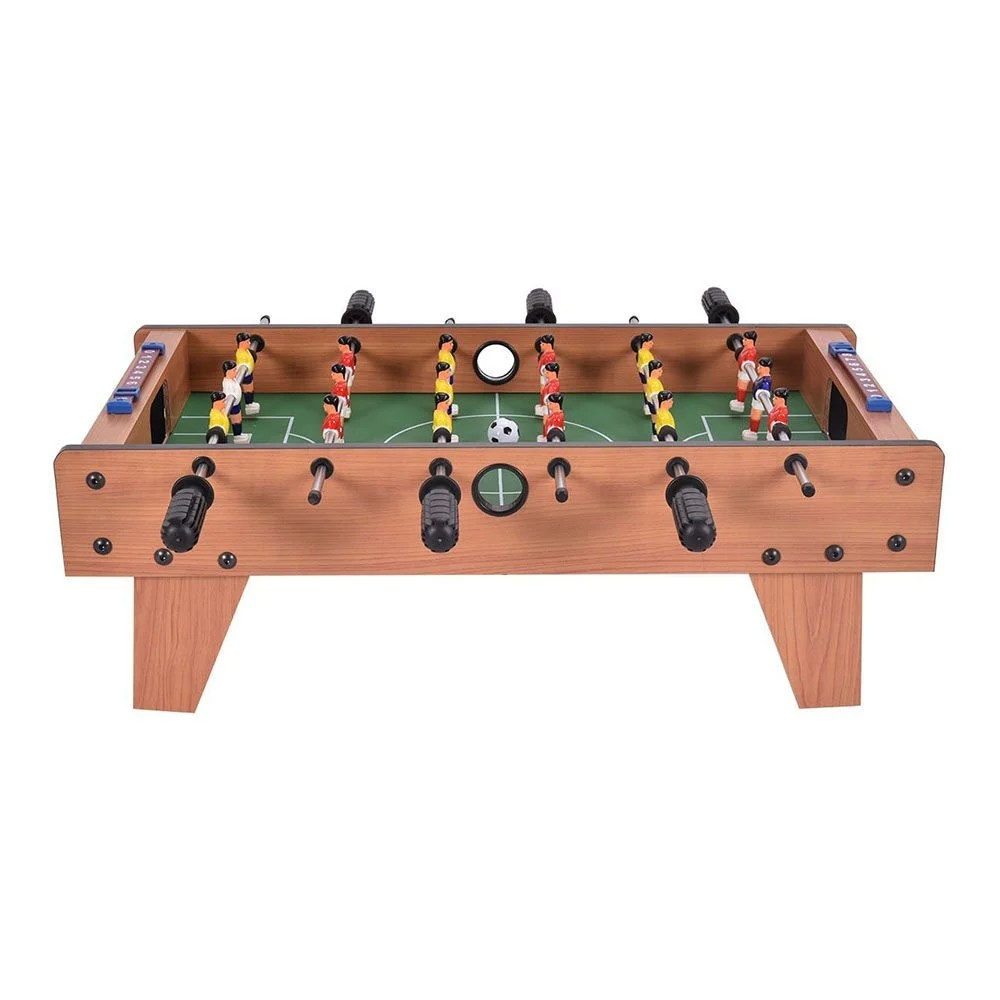 Masa de Fotbal cu Teren si 18 Jucatori , 6 Manere, cu Tablou pentru Scor, din Metal, Lemn si ABS, 69 x 36.5 x 23 cm, cu Picioruse, pentru copii/adulti - imagine 4