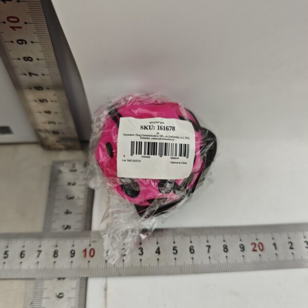 Minge Saltareata Hiperelastica, , Space Moon Ball foarte Elastica, Antistress pentru Copii, Diametru 66 mm, Roz - imagine 4