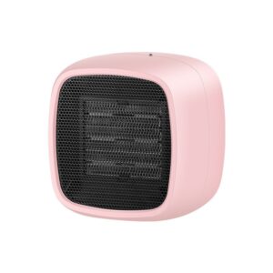 Mini radiator electric portabil , 800 W, 2 trepte, 150x120x175 mm, roz