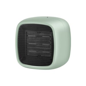 Mini radiator electric portabil , 800 W, 2 trepte, 150x120x175 mm, verde