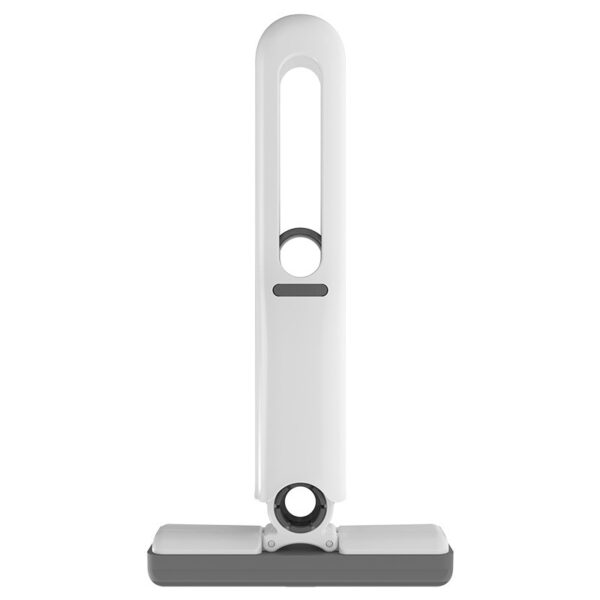 Mop de Mana , Mini-Portabil, cu Sistem de Stoarcere, Dispozitiv de Curatat Manual, cu Burete Absorbant, din PVA, 29.5 x 15.5 cm, 3 Rezerve, Alb