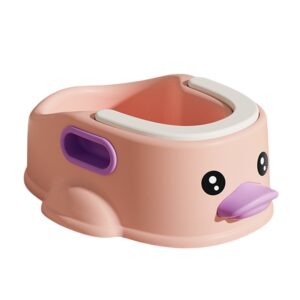 Olita pentru Copii, , +1an, Portabila, Design Ratusca, Model Prietenos, Non-Toxic, Compartiment Detasabil, cu Maner, Usor de Curatat, Roz