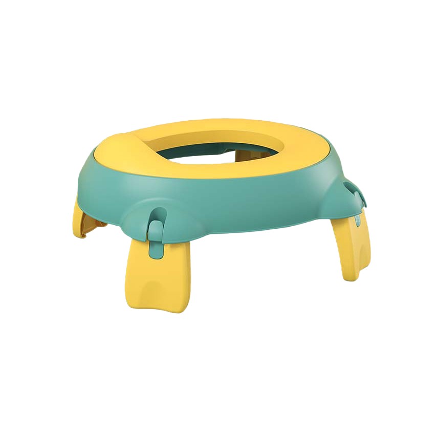 Olita Portabila,, pentru Calatorii, Confectionata din Spuma PU, 1-6 ani, 34x32x17 cm, Verde/Galben