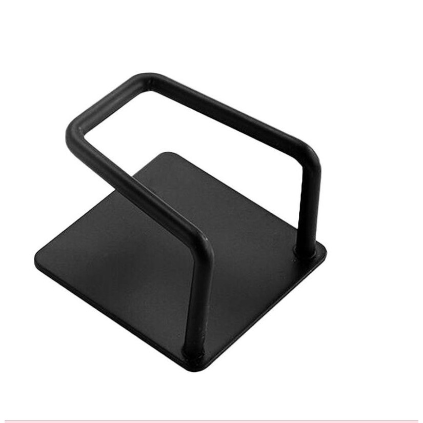 Organizator bucatarie  cu adeziv, carlig-suport pentru burete, accesorii bucatarie, 5x5x3,5 cm, otel inoxidabil, negru