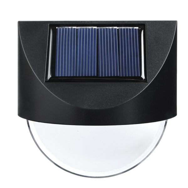 Aplica solara LED , ABS/Policarbonat, rezistent la apa IP65, 1 LED, pentru gradina, casa, balcon, terasa, 1.2V, 600mah, 8.8 x 8.5 cm, alb cald