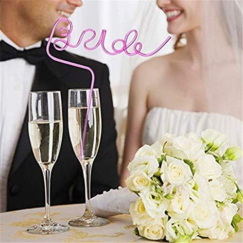 Pai de Plastic, , Model Bride, Tematica Nunta, Diametru 0.5 cm, Roz - imagine 3