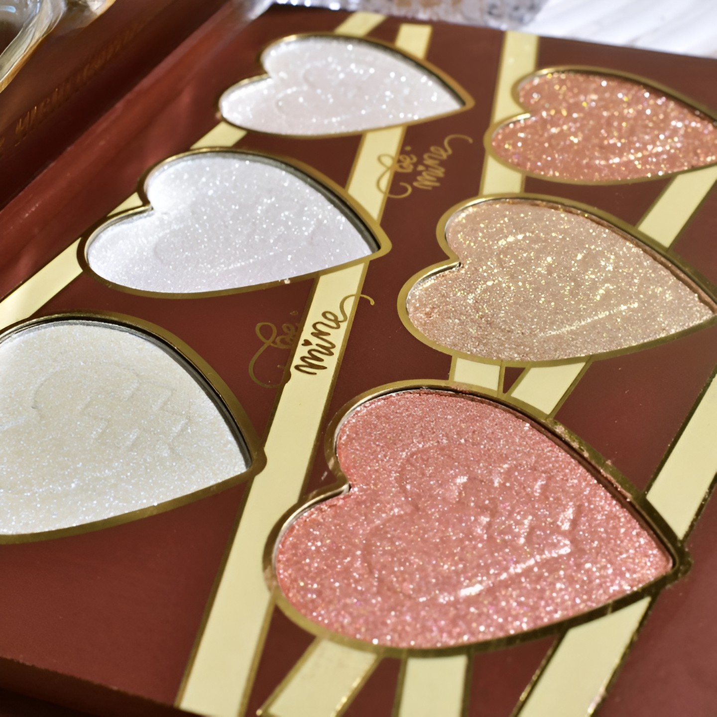 Paleta Iluminatoare, Kevin & Coco, 6 Nuante, Be Mine, Culori Calde, Dreptunghiulara, 140 g, Valabilitate 24 Luni, 17.4x11.5x1.3 cm, Varianta A, Nude - imagine 3