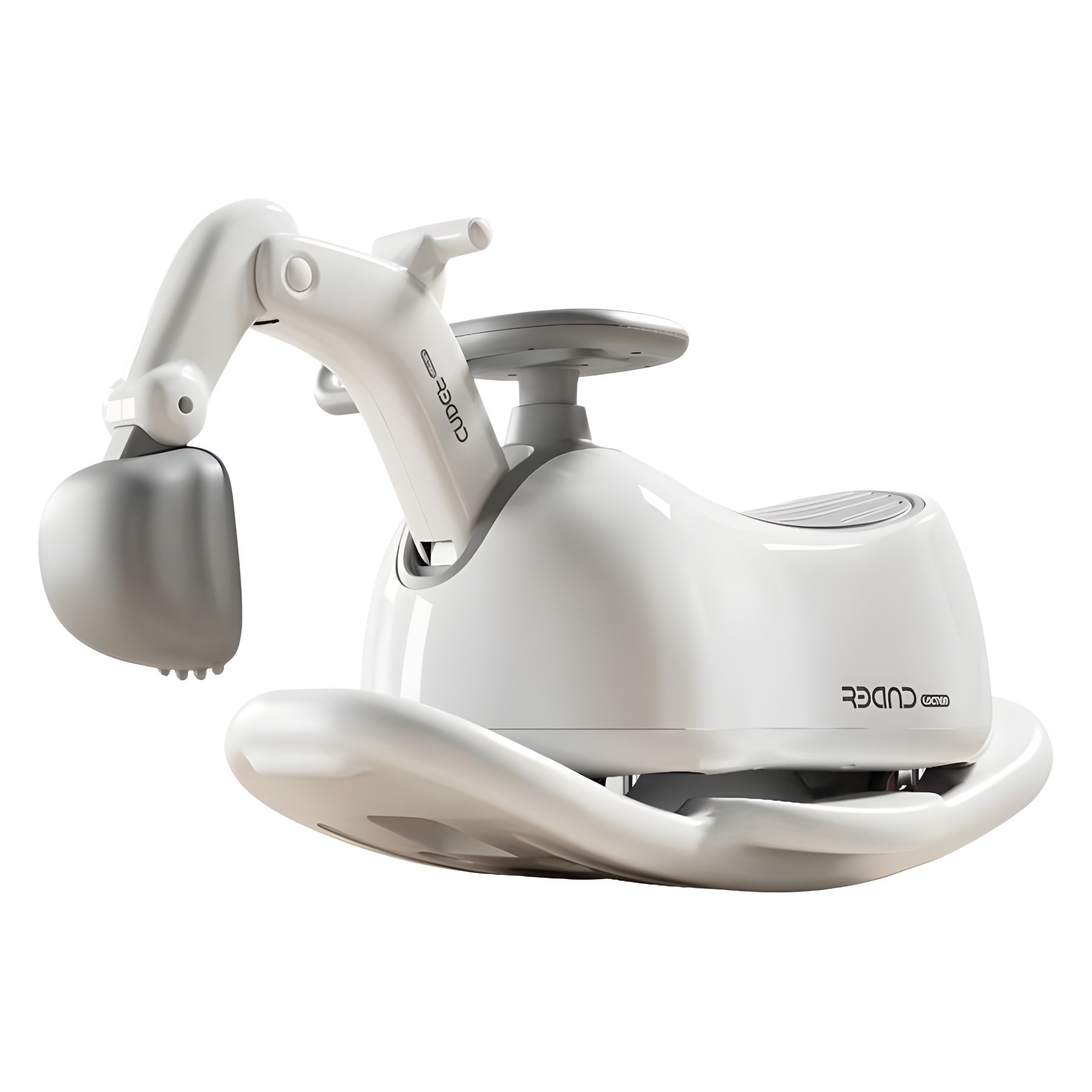 Masina 3 in 1, , 1-3 Ani, Tip Excavator/Balansoar/Masina Yo Yo, din Plastic, 4 Roti Silentioase, 71.5 x 34 x 39 cm, Alb