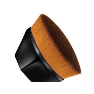 Pensula kabuki plata pentru fond de ten, , negru