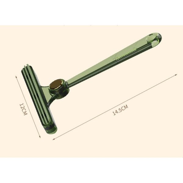 Perie de Indepartare a Scamelor, , pentru Haine si Par de Animale, cu Doua Fete, Manual, Multifunctional, 12x14.5 cm, Accesoriu pentru Casa, Verde - imagine 4