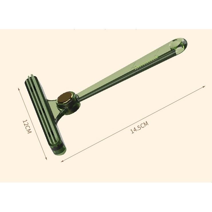 Perie de Indepartare a Scamelor, , pentru Haine si Par de Animale, cu Doua Fete, Manual, Multifunctional, 12x14.5 cm, Accesoriu pentru Casa, Verde - imagine 4