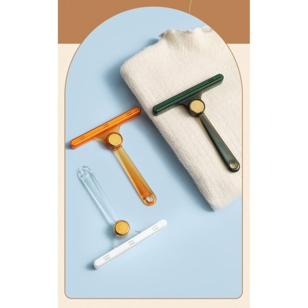Perie de Indepartare a Scamelor, , pentru Haine si Par de Animale, cu Doua Fete, Manual, Multifunctional, 12x14.5 cm, Accesoriu pentru Casa, Alb - imagine 4