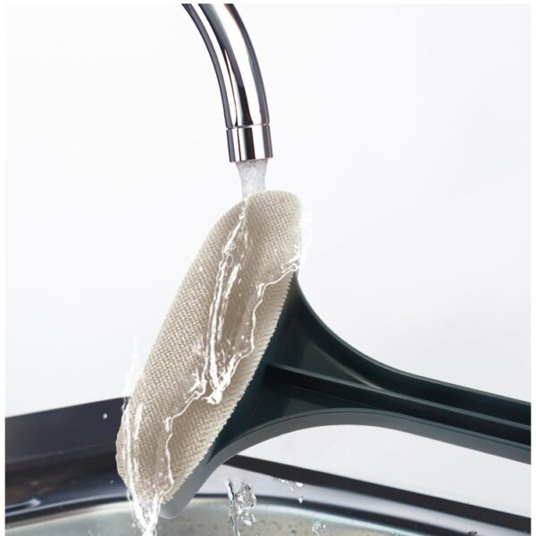 Perie de Spalat si Curatat Geamuri, , pentru Plase si Suprafete Diverse, 46x16x5 cm, Verde Inchis-Alb - imagine 3