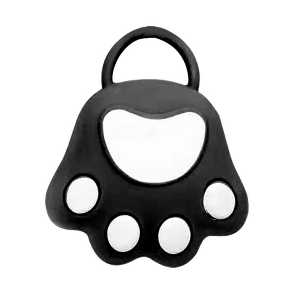 Perie pentru Masajul Scalpului, Perie pentru Sampon, LabuÈ›Äƒ de PisicÄƒ, Dimensiune 7x8 cm, Curatarea si Mentinerea Curata a Parului, Negru