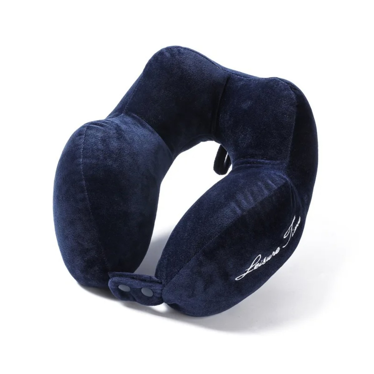 Perna de Calatorie, , Pentru Gat, din Bumbac, cu 4 Cocoase, Ajustabila, Albastru - imagine 2