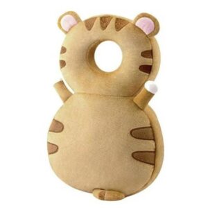 Perna tip Rucsac pentru Protectia Capului, , Tetiera tip Tigru, pentru Bebelusi, 33x6x19 cm, 180 g, Maro