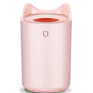 Umidificator cu duza dubla, , de capacitate mare 3L, roz