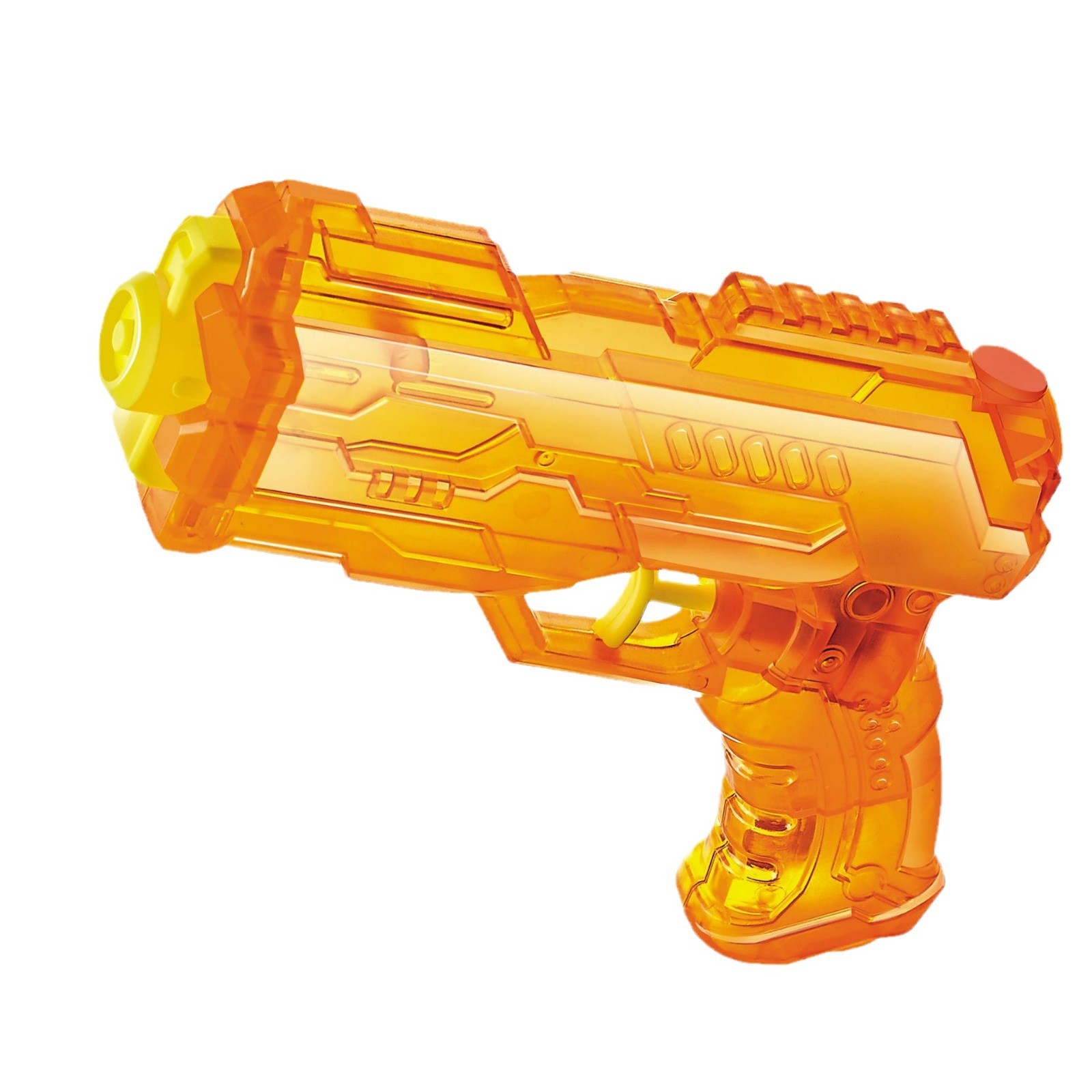 Pistol cu Apa, , Pistol cu Apa pentru Copii, Manual, din Plastic, 23 x 16 x 4 cm, rezervor 250 ml, Portocaliu - imagine 2