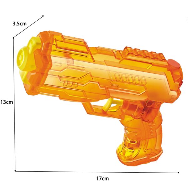 Pistol cu Apa, , Pistol cu Apa pentru Copii, Manual, din Plastic, 23 x 16 x 4 cm, rezervor 250 ml, Portocaliu