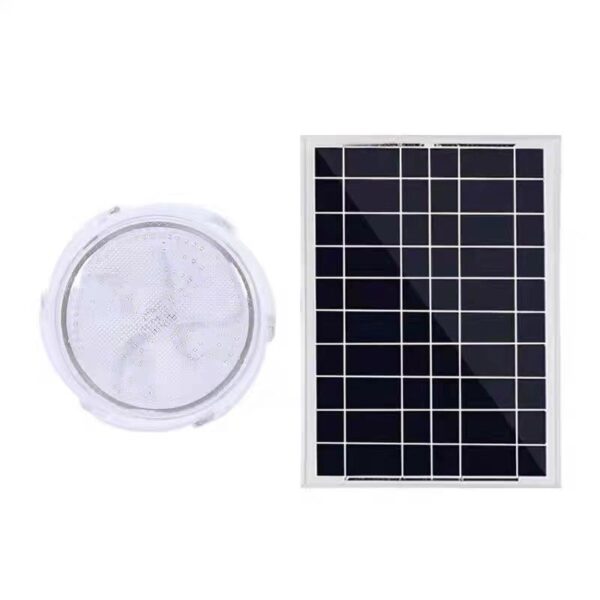 Plafoniera solara , 30W, diametru 145MM, cu telecomanda, lungime prelungitor 4.6 m,  alb rece
