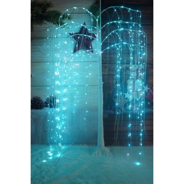 Pom decorativ cu leduri, , tip salcie, 234 Led, 1.5 M - imagine 3