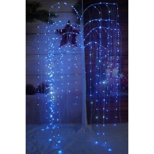 Pom decorativ cu leduri, , tip salcie, 234 Led, 1.5 M - imagine 4