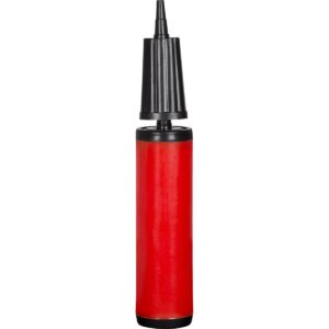 Pompa de Umflat Baloane, , din Plastic, Manuala, 27 x 4.5 cm, Rosu