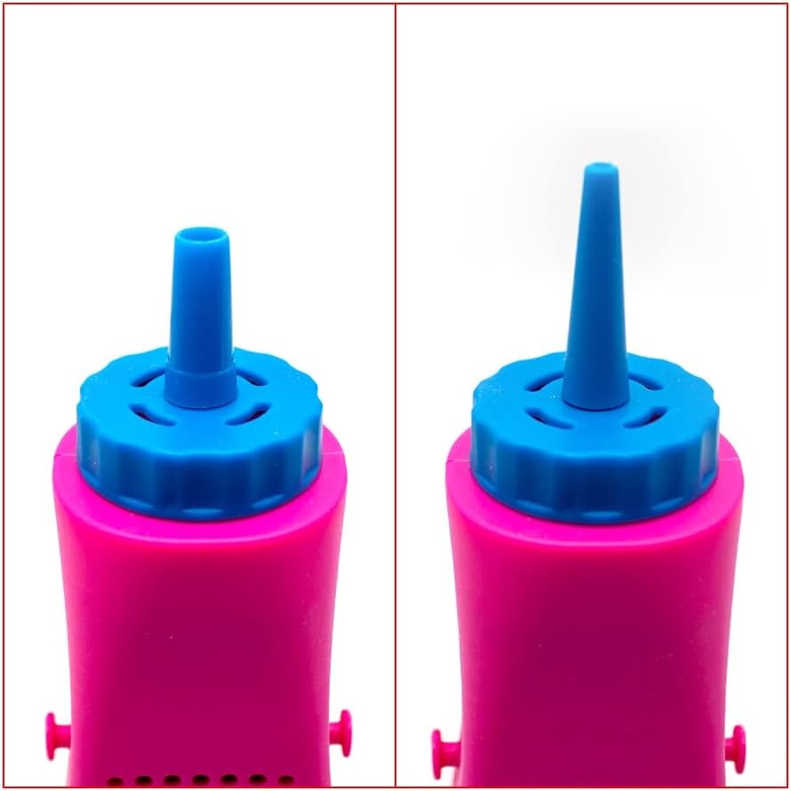 Pompa Electrica Pentru Umflat Baloane, din Plastic, Conectare la Retea, 10.5 x 10.5 x 21 cm, Portabila, Roz - imagine 4