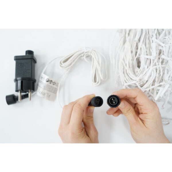 Prelungitor Instalatie Luminoasa, , 3 m, 230V, Fir Alb - imagine 3
