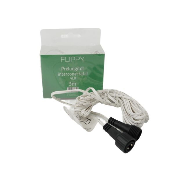 Prelungitor Instalatie Luminoasa, , 3 m, 230V, Fir Alb
