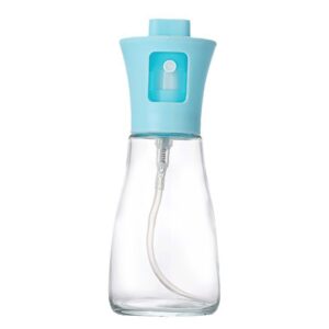 Pulverizator pentru Ulei, , Pulverizator din Sticla pentru Otet sau Alte Lichide de Gatit, Simplu Reincarcabil, Multifunctionale, 17.3 x 5.6 cm, Capacitatea 170 ml, Albastru