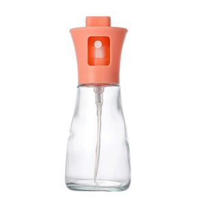 Pulverizator pentru Ulei, , Pulverizator din Sticla pentru Otet sau Alte Lichide, Simplu Reincarcabil, Multifunctionale, 17.3 x 5.6 cm, Capacitatea 170 ml, Roz