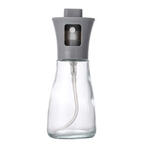 Pulverizator pentru Ulei, , Pulverizator din Sticla pentru Otet sau Alte Lichide, Simplu Reincarcabil, Multifunctionale, 17.3 x 5.6 cm, Capacitatea 170 ml, Gri