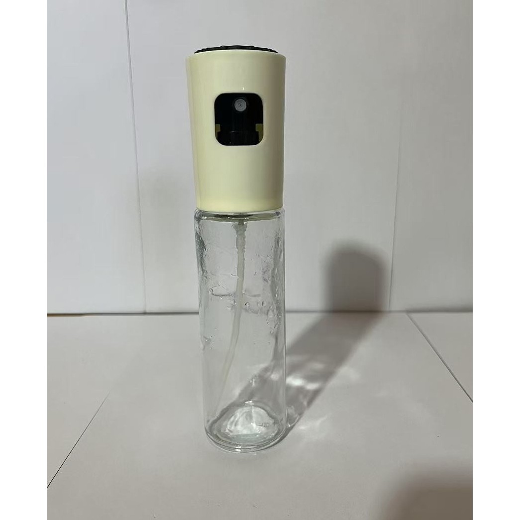 Pulverizator Ulei, Otet, , din Sticla, 100 ml, Reincarcabil, 18.3 x 4.3 cm, Masura 90 ml, Capac Mat, Alb - imagine 2