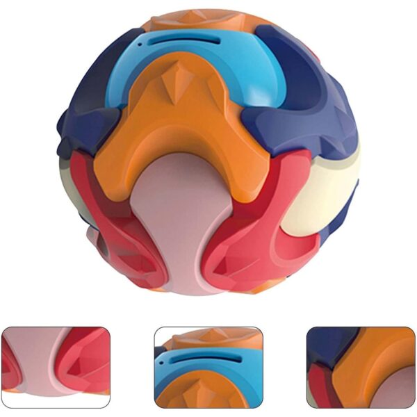 Pusculita Sub Forma de Minge, , de Construit, se Asambleaza/Dezasambleaza, din Plastic, 16.5x16.5x16.5, Multicolor - imagine 3