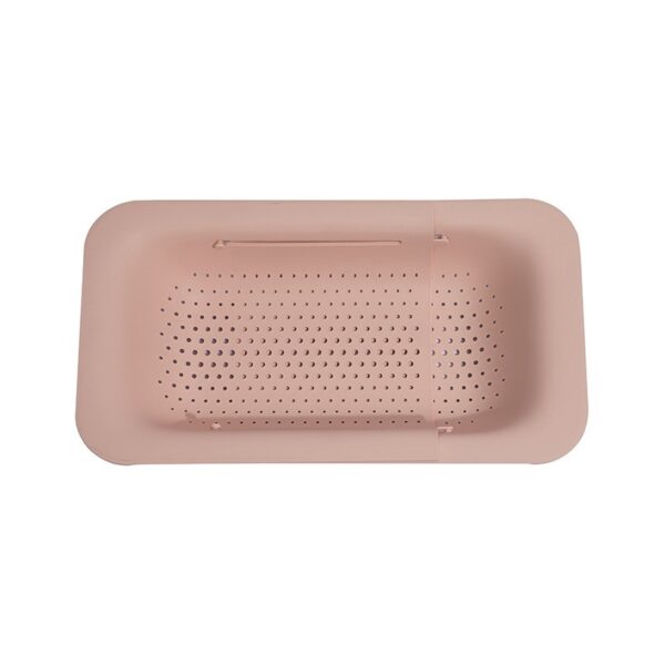 Cos pentru Scurgere Chiuveta de Bucatarie, , Plastic, Telescopic, 36x20x5 cm, Roz
