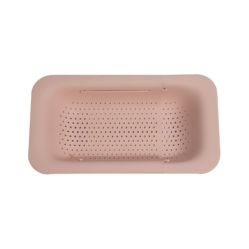 Cos pentru Scurgere Chiuveta de Bucatarie, , Plastic, Telescopic, 36x20x5 cm, Roz