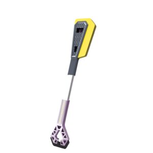 Racleta Auto pentru Zapada cu Doua Capete, , Universala, Deszapezire Masina, cu Maner Lung, Ergonomica, Detasabila, pentru Geamuri si Caroserie, Usor de Utilizat, 67x12.5 cm, Mov
