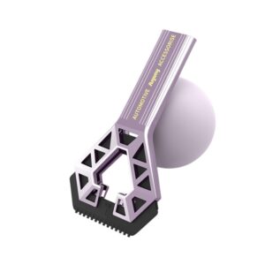 Racleta Auto pentru Zapada cu un Capat, , Universala, Deszapezire Masina, cu Maner, Ergonomic, Detasabila, pentru Geamuri si Caroserie, Usor de Utilizat, 23.5x4.3 cm, Mov