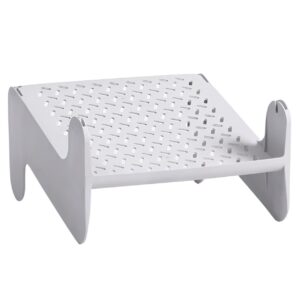 Suport pentru Pantofi, , cu Doua Straturi, Organizator, Antiderapant È™i Durabil, 26x24.8x16 cm, Alb