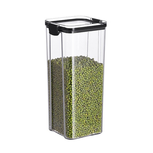 Recipient din Plastic, , pentru Alimente/Obiecte, Inchidere Ermetica, 10.2 x 24.2 cm, 1800 ml, Transparent