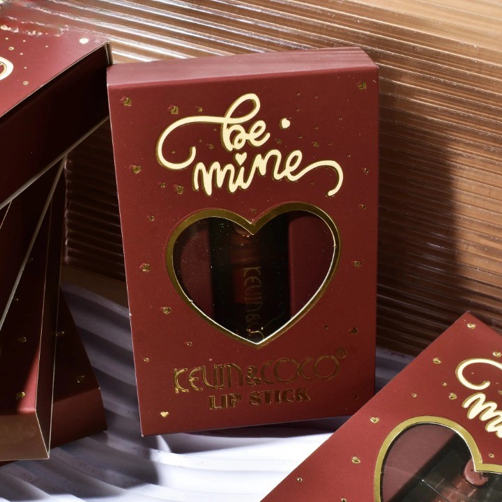 Ruj de Buze Mat, KEVIN & COCO, Be Mine, Lip-Stick Roz, 11.2 x 7.2 x 2.5 cm - imagine 4