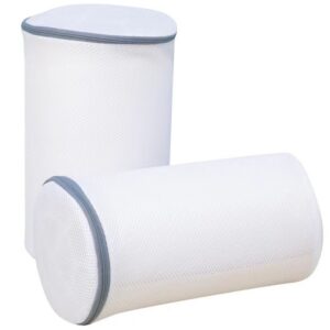 Sac Cilindric pentru Spalare Incaltaminte, , Dimensiuni Mici, pentru Masina de Spalat, 31x18x3 cm, Alb