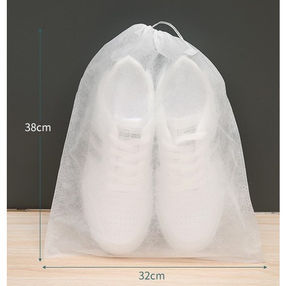 Set 50 de Saci de Depozitare Incaltaminte, , de Protectie, pentru Voiaj, Netesut, Rezistenti la Praf, Protectie Solara, Anti-Ingalbenire, 38x32 cm, Marime Medie, Transparent - imagine 2