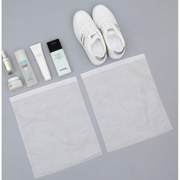 Set 50 de Saci de Depozitare Incaltaminte, , de Protectie, pentru Voiaj, Netesut, Rezistenti la Praf, Protectie Solara, Anti-Ingalbenire, 38x32 cm, Marime Medie, Transparent - imagine 4